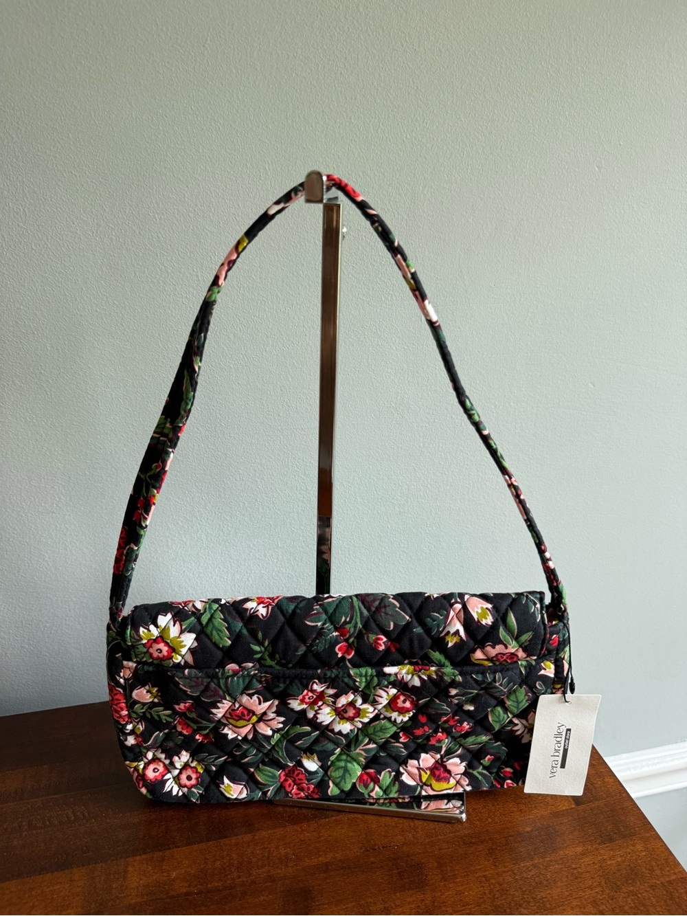 VERA BRADLEY Flap Shoulder Bag Hidden Hearts - Picture 7 of 8